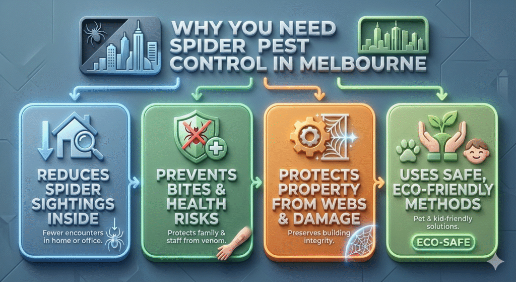 Why You Need Spider Pest Control in Melbourne
