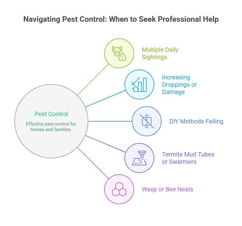 When You need professional Pest control