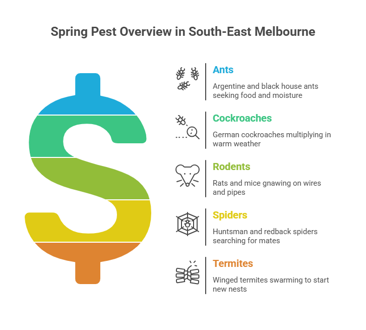 Common Spring Pests in South-East Melbourne