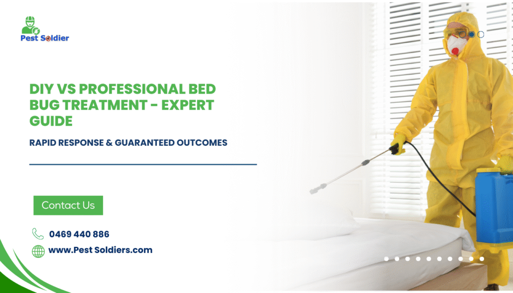 DIY vs Professional Bed Bug Treatment - Expert Guide
