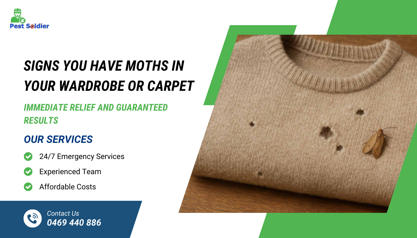 Signs You Have Moths in Your Wardrobe or Carpet