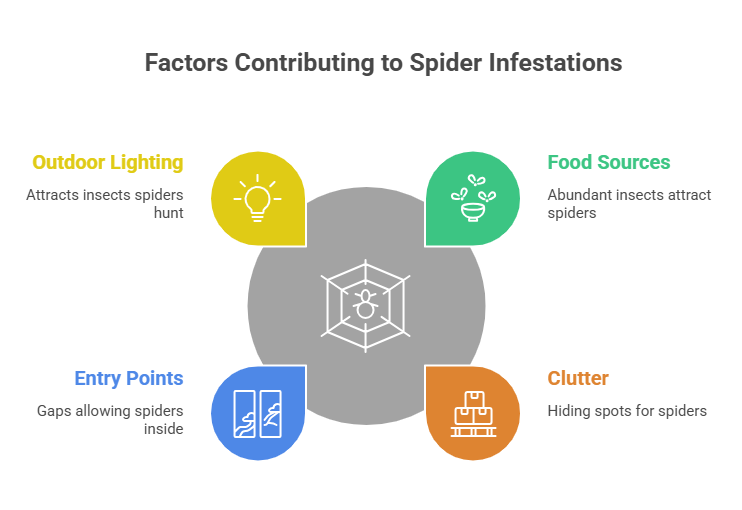 Why You Have Spiders in Your Keysborough Home