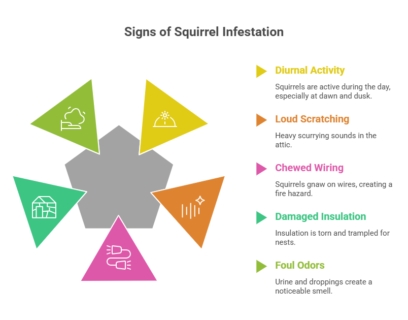 Identifying the Signs of Squirrel Infestation