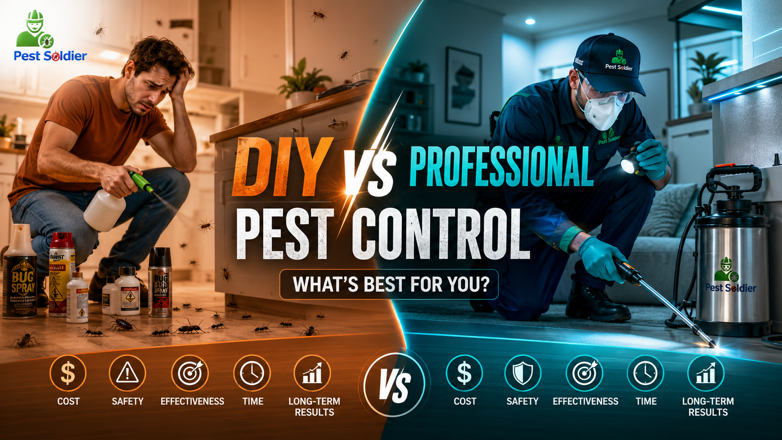 DIY vs professional pest control