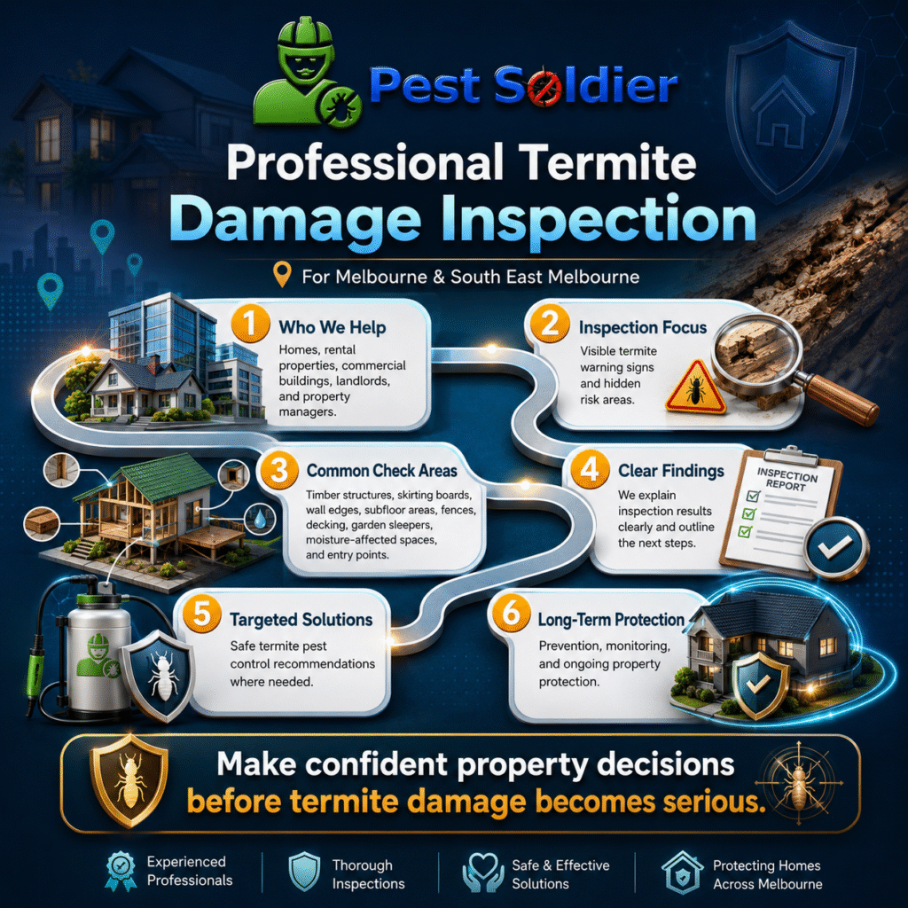 professional termite damage inspection