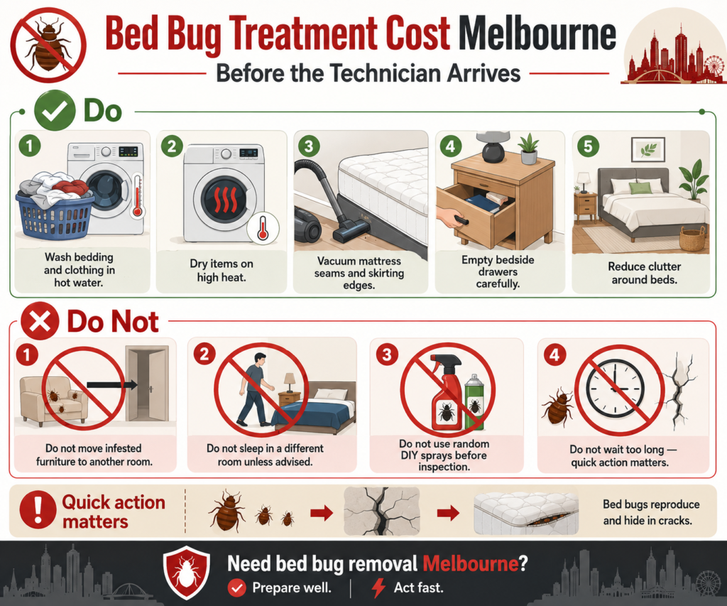 bed bug treatment cost Melbourne
