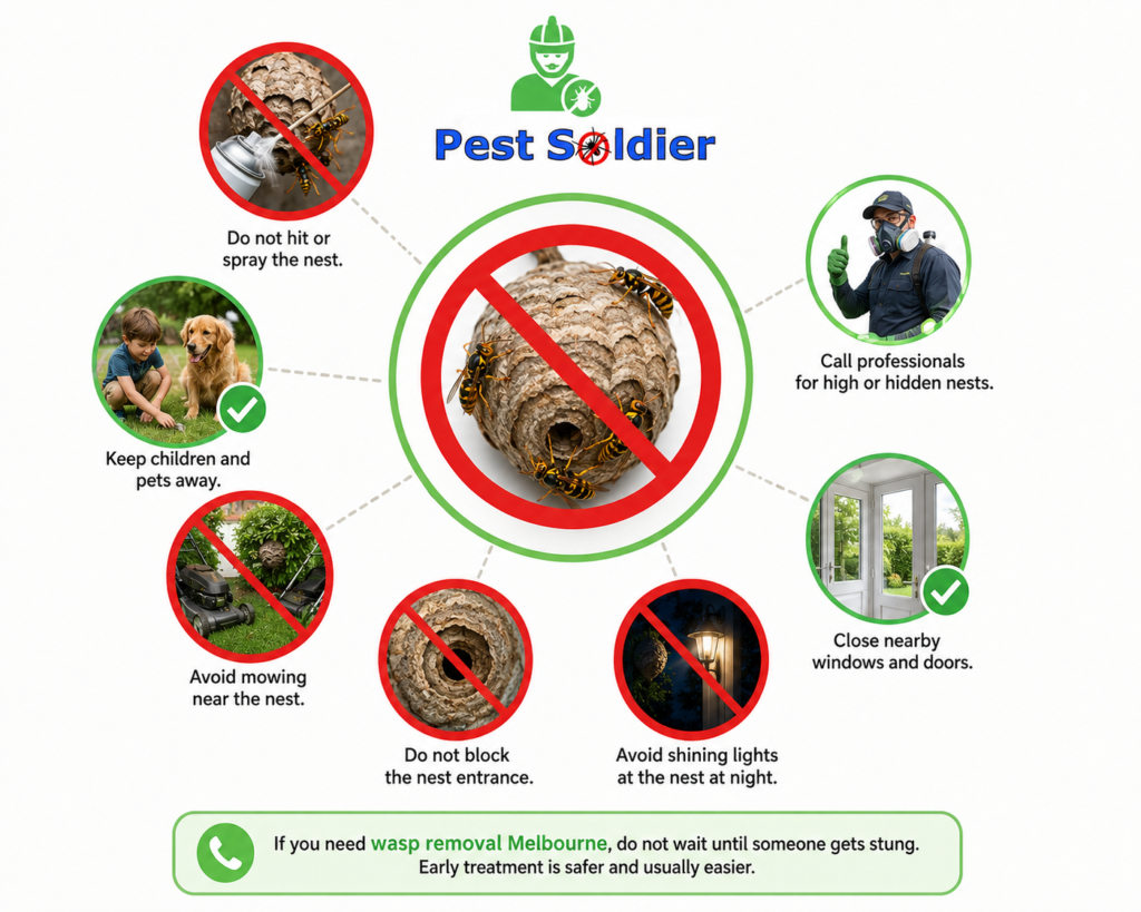 wasp nest removal cost Melbourne